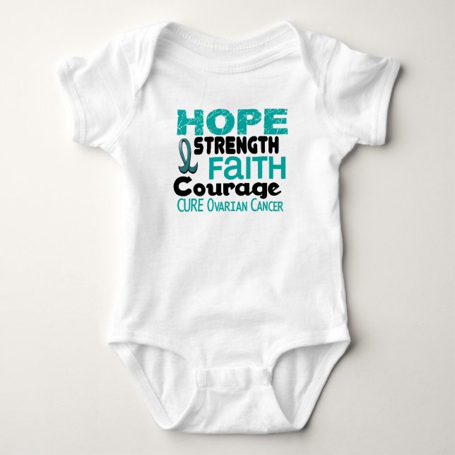 Ovarian cancerHOPP 3 Tee (Framsida)