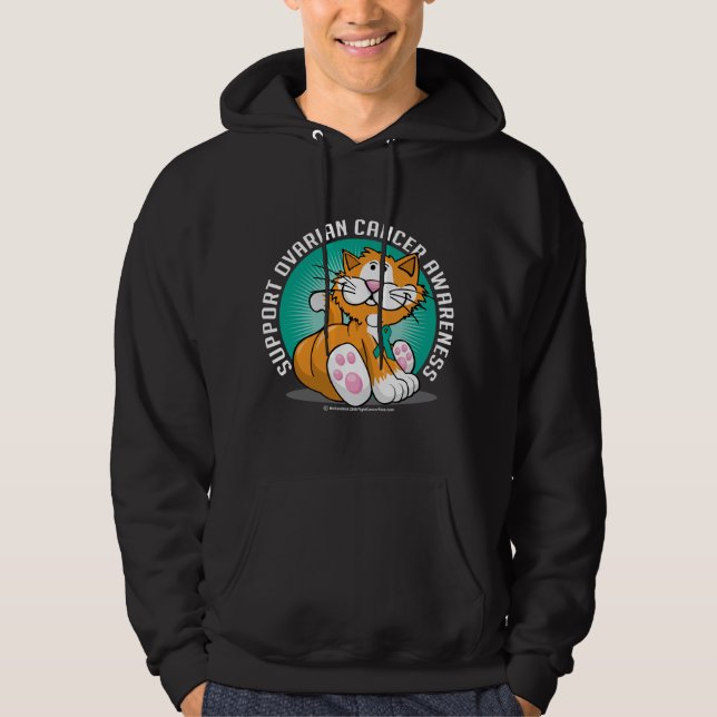 Ovarian cancerkatt munkjacka (Framsida)