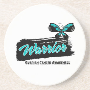 Ovarian cancerkrigarefjäril underlägg
