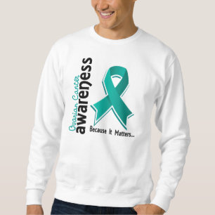 Ovarian cancermedvetenhet 5 lång ärmad tröja