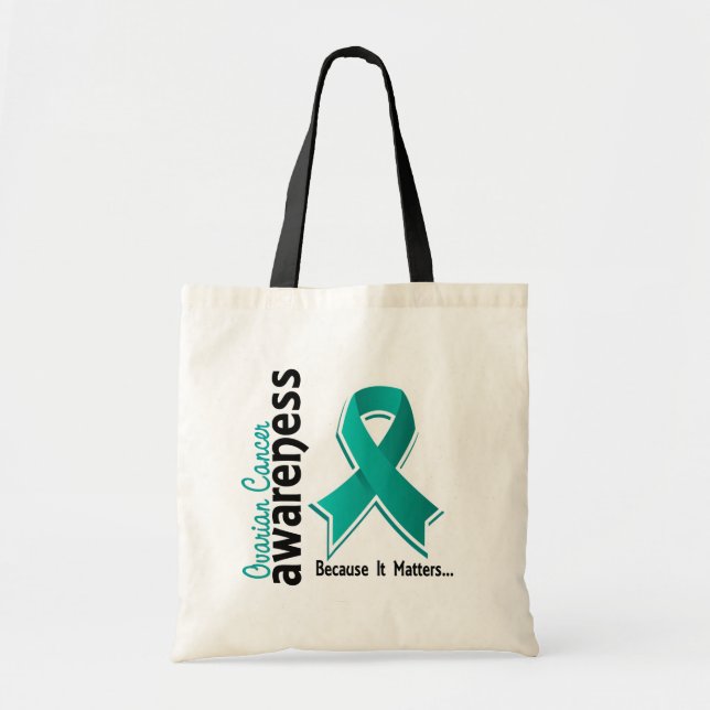 Ovarian cancermedvetenhet 5 tygkasse (Framsidan)