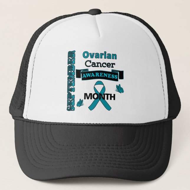 Ovarian cancermedvetenhet keps (Framsida)