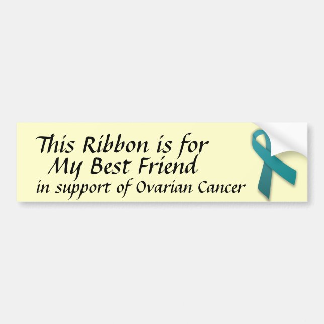 Ovarian cancerMedvetenhetbildekal Bildekal (Framsidan)