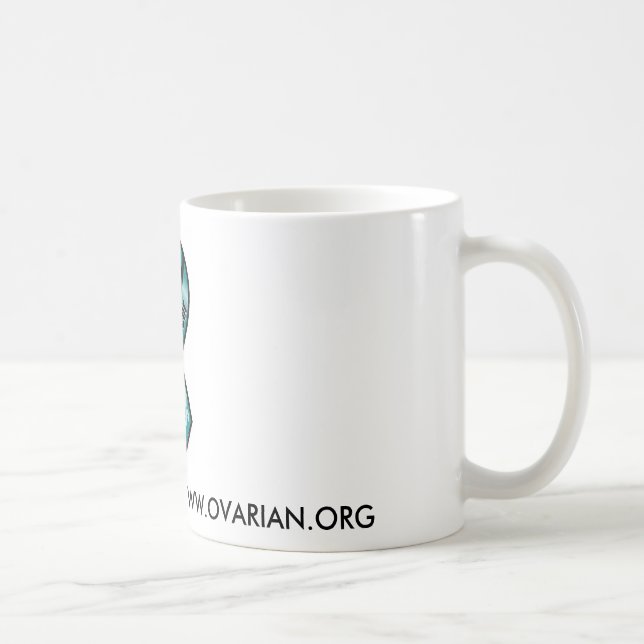 Ovarian cancermedvetenhetmugg kaffemugg (Höger)
