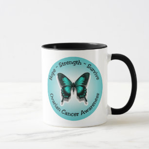 Ovarian cancermedvetenhetmugg mugg