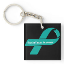 Ovarian cancermedvetenhetnyckelring