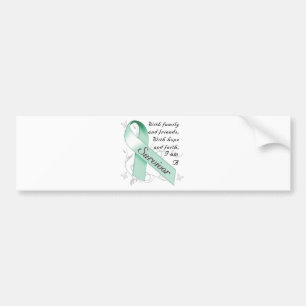 Ovarian canceröverlevande bildekal