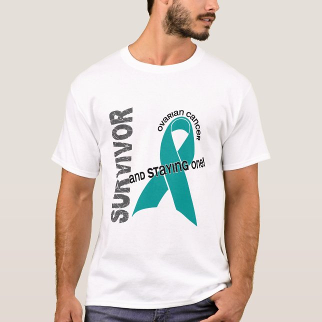 Ovarian canceröverlevande t-shirt (Framsida)