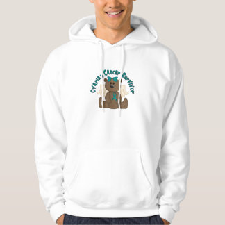 Ovarian canceröverlevande tröja med luva