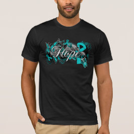 Ovarian cancerträdgårdband t shirt