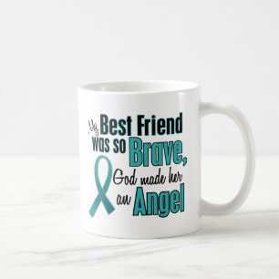Ovarian/Cervical cancer för ängel Kaffemugg
