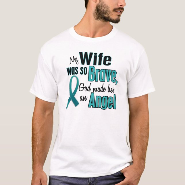 Ovarian/Cervical cancer för ängel Tröja (Framsida)
