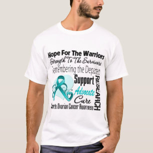 Ovarian Collage för cancerhoppTribute Tee