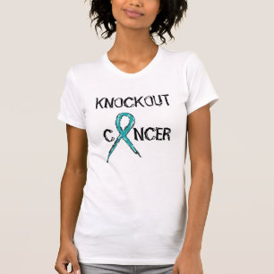 Ovarian kvinna knockout- cancer - - tanktop t-shirt