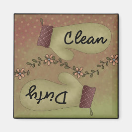 Oven Mitt Dishwasher Magnet