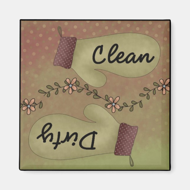 Oven Mitt Dishwasher Magnet (Framsidan)