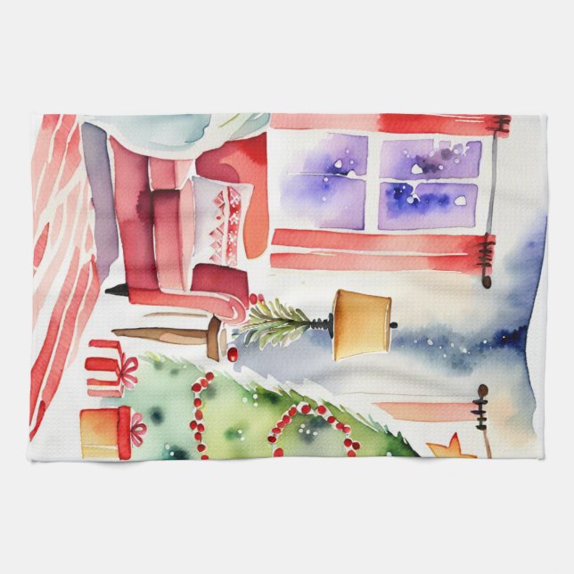 Oven Mitt och Pot Holders Kökshandduk (Horisontell)