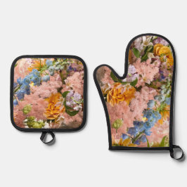 Oven Mitt och Pot Holders Oven Mitt & Pot Holder S