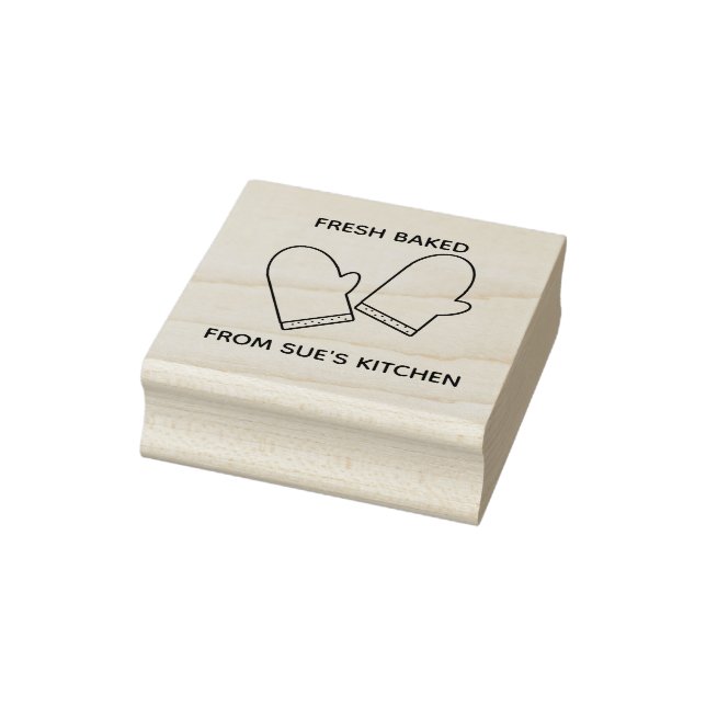 Oven Mitts Art Frimärke Stämpel (Stämpel)