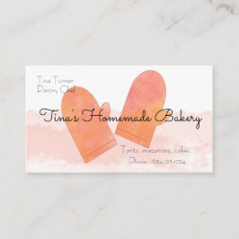 Oven Mitts bakverk Visitkort