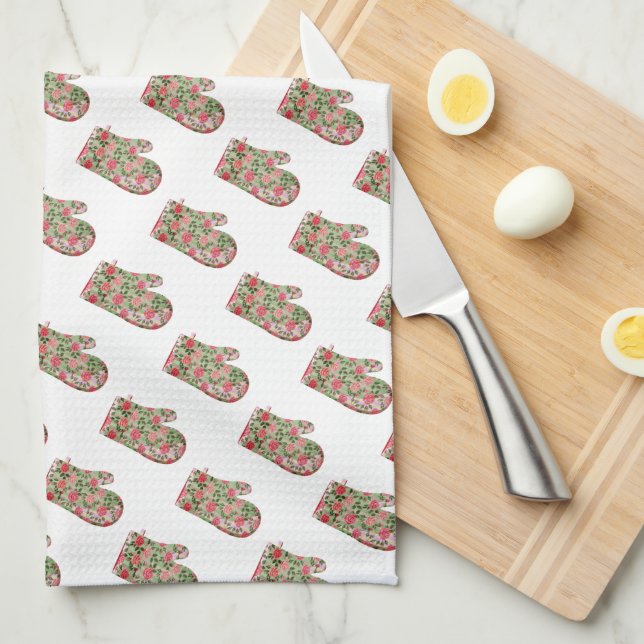 Oven Mitts Kökshandduk (Vikt i Fjärdedel)