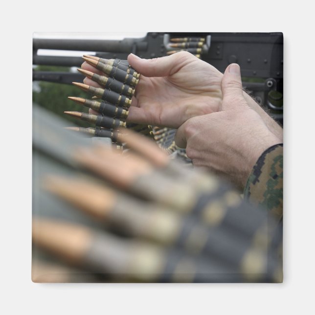 Över 3 000 skott avfyrades från M-240G Magnet (Framsidan)