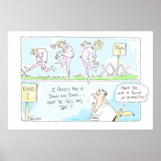 Över 50 med burit Poster