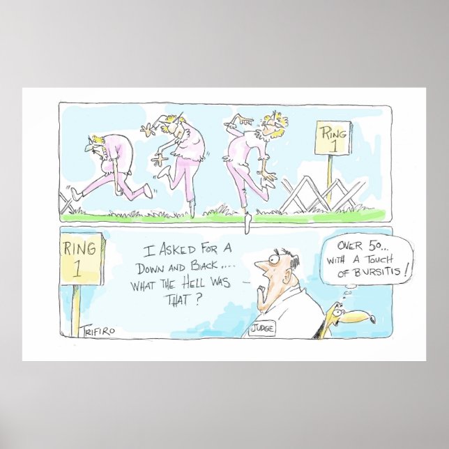 Över 50 med burit Poster (Framsidan)