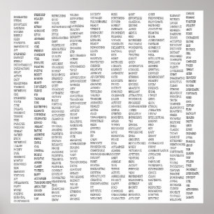 Över 600 realitetord poster