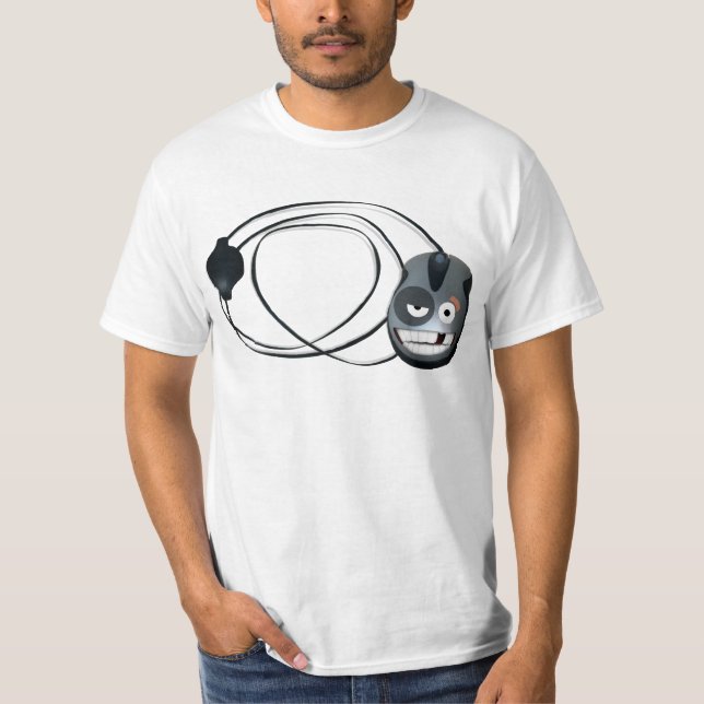 Över arbetad mus tee shirt (Framsida)