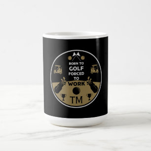 Över Backe födelsedag Golfer Magisk Mugg
