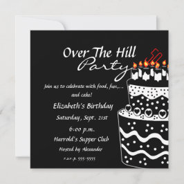 Över Backe Födelsedagsfesten Inbjudningar