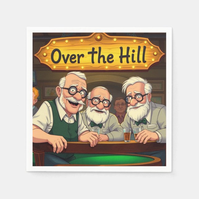 Över Backe Klubben Pappersservett (Framsidan)