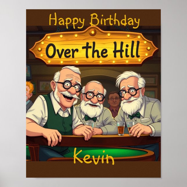 Över Backe Klubben Poster (Framsidan)