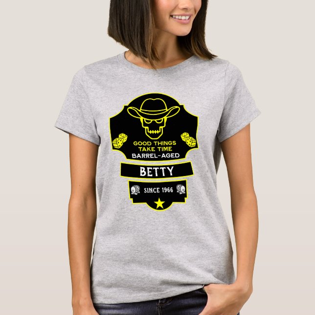 Över Backe och blir gammal T Shirt (Framsida)