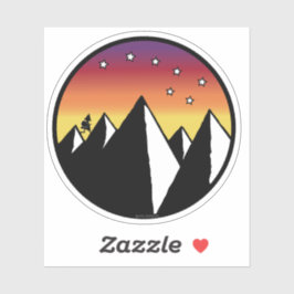 Över Backe över Dale - Sticker Klistermärken