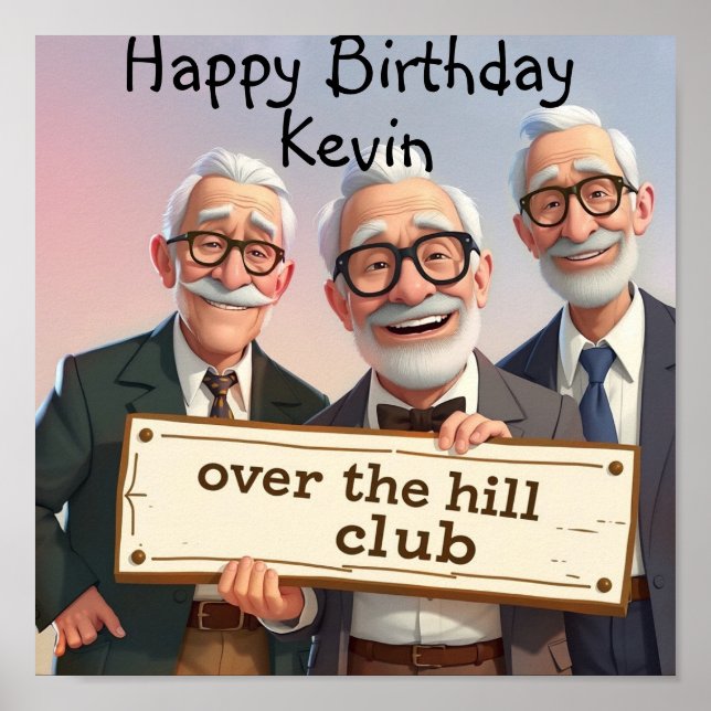 Över Backe Poster (Framsidan)