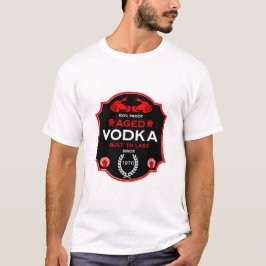 Över Backe vid 50 Vodka Drinker T Shirt