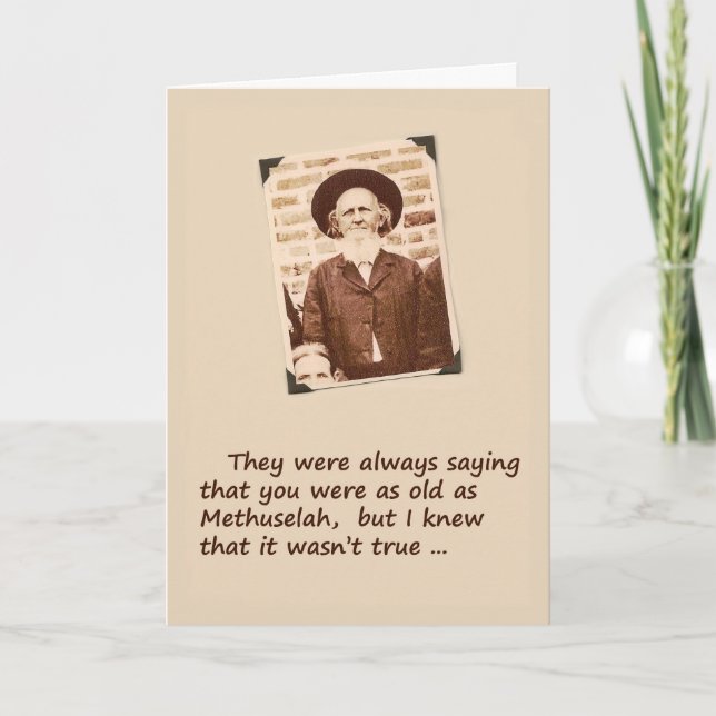 Över backefödelsedagkortet kort (Framsida)