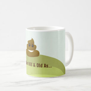 Över backen & gammalt som muggen för PoopEmoji Kaffemugg