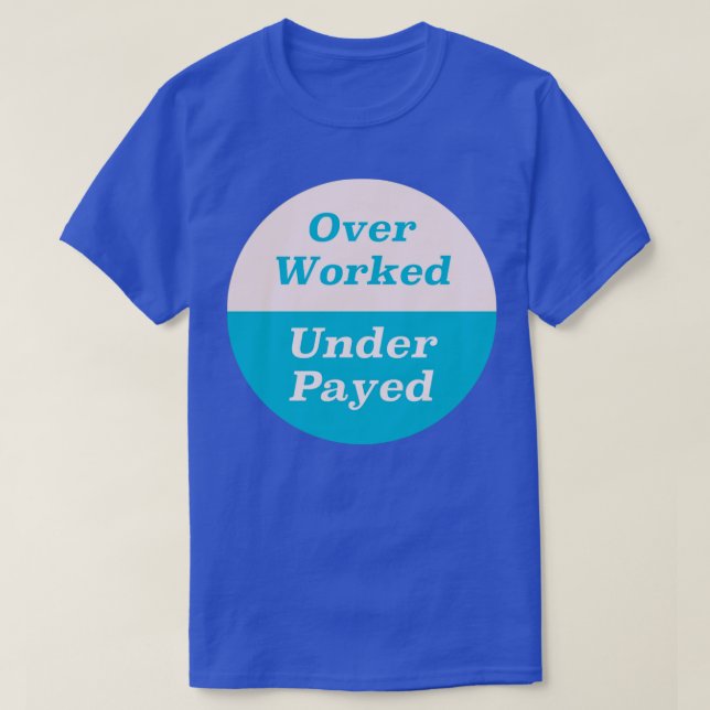 Över bearbetad under Betalat T Shirt (Design framsida)