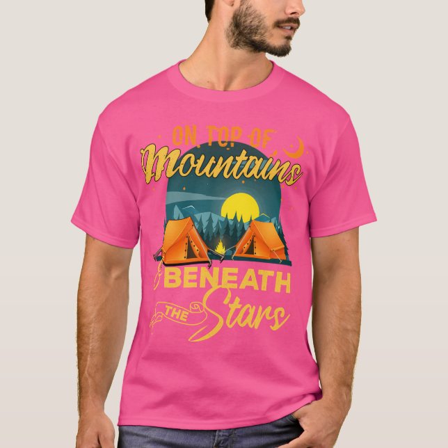 Över bergen under Stjärnskjortan Giftid T Shirt (Framsida)