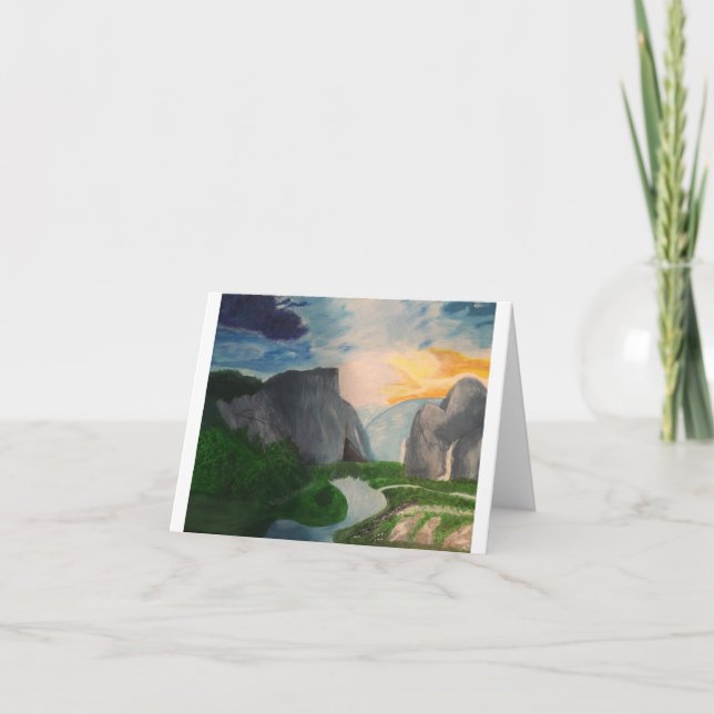 Över berget tack kort (Framsida)