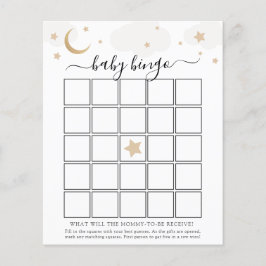 Över Bingo-spelkortet Måne Baby