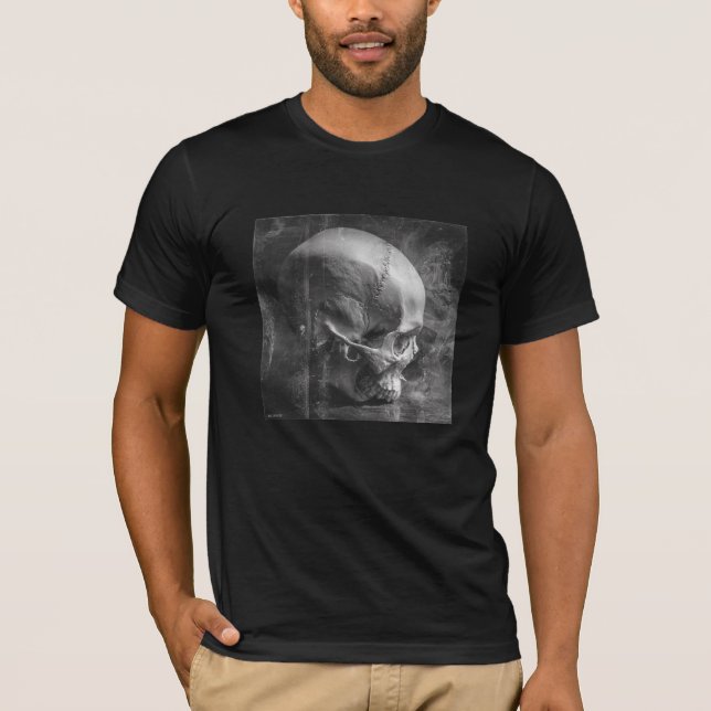 Over Bite — Gothic Fine Art Skull T-Shirt (Framsida)