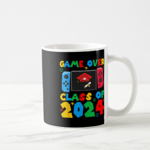 Över Cl Av 2024 Video Spelare Studenter Rolig Exam Kaffemugg