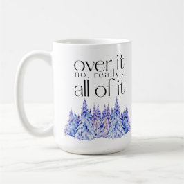 Över den. Allt. Med Träd Kaffemugg