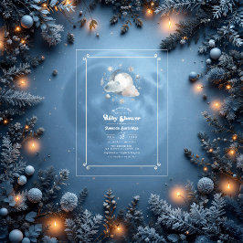 Över den kelestiala babyduschen i Måne