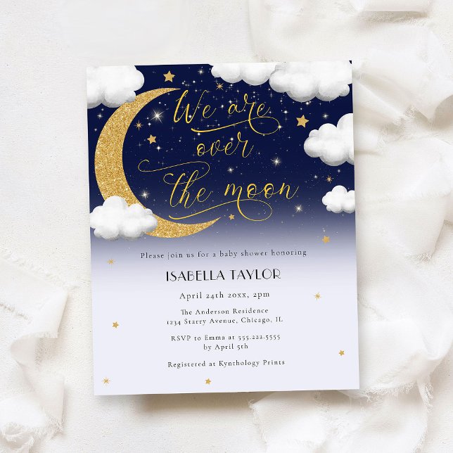 Över den neutrala babyduschen i Måne (Skapare uppladdad)