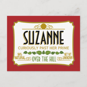 Över den vackra Födelsedagsfesten Backe Vykort